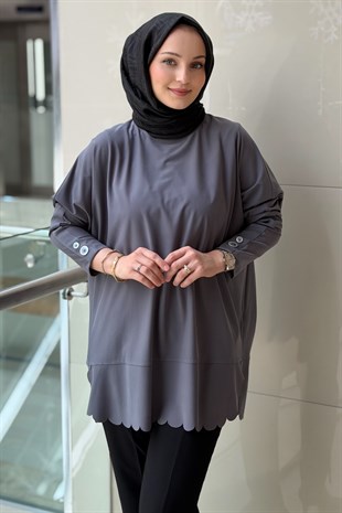 Tığ Triko Oversize Tunik