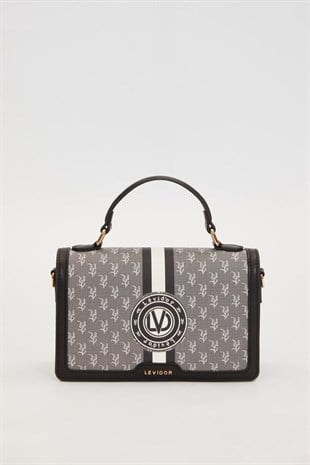Levidor Logolu Monogram Desen El Çantası