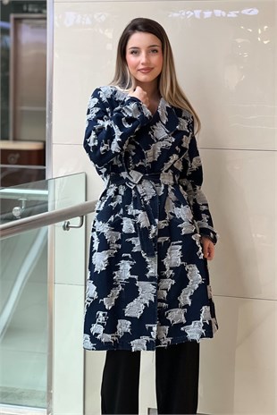Nuss Parça Pis Dikiş Detaylı Denim Kap
