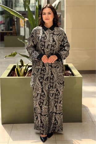 Ghisa Şal Desenli Gömlek Pantolon Takım