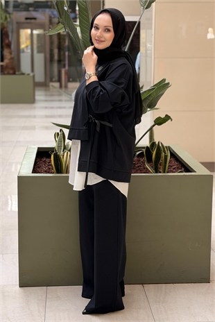 Ceremony İçi Gömlek Detaylı Luna Pantolonlu Takım