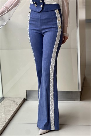 Mianotte Organze Ceket Pantolon Denim Takım