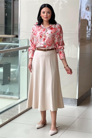 On Fashion Desenli Gömlek