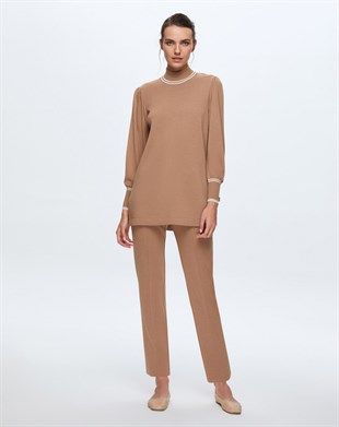 Missdalida 7000-23K Dar Paça Triko Pantolon