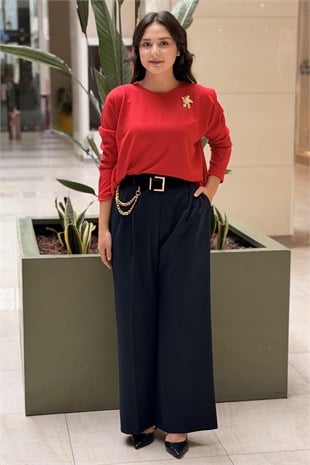 Missemramiss Kemerli Palazzo Pantolon