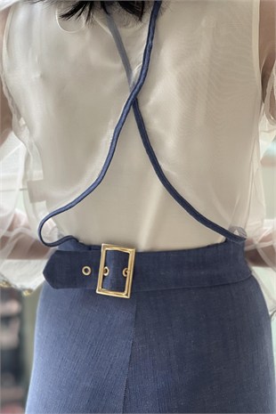 Mianotte Organze Ceket Pantolon Denim Takım
