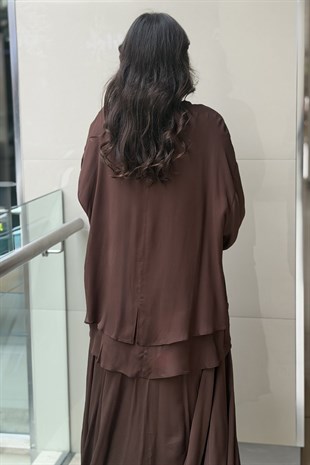 Ghisa Askılı Elbisde Tunik İkili Takım