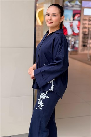Missemramiss Linen Nakışlı Takım