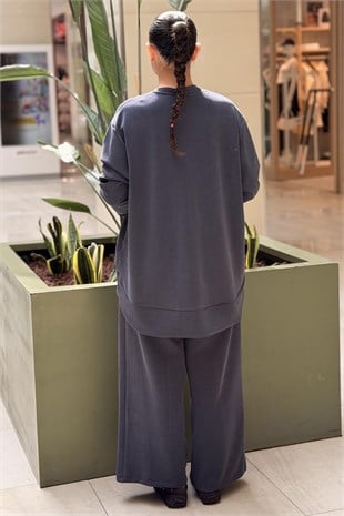 Ceremony Önü Aller Ve Boncuk Detaylı pantolonlu Takım