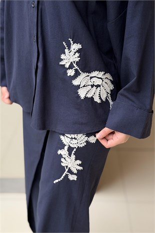 Missemramiss Linen Nakışlı Takım