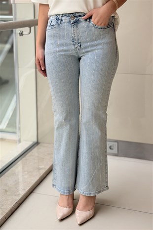 Mahal Cascade Denim Pantolon