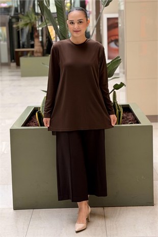 Ceremony Uzun Kollu Bambu İçlik Tunik