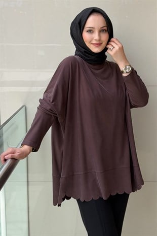 Tığ Triko Oversize Tunik