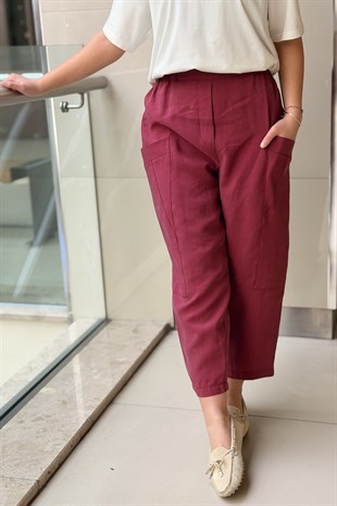 Sentez Kanguru Kanvas Pantalon