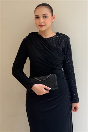 Mahal Bags Box Oval Kilitli Abiye Çanta