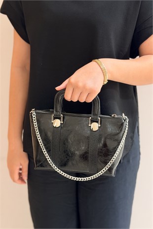 Mahal Bags Zincir Aksesuarlı El Tutmalı Çapraz Askılı Çanta