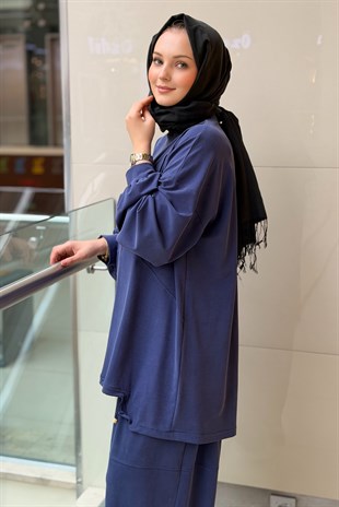 Ghisa Ribana Detaylı Tunik Pantolon Liosel Takım
