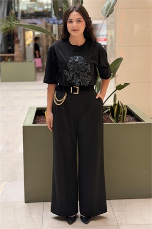 Missemramiss Kemerli Palazzo Pantolon