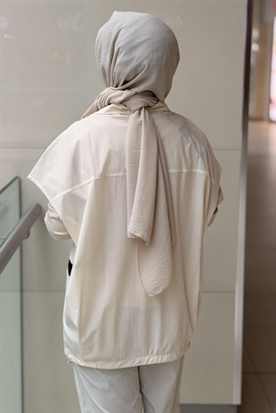 Ghisa Fermuar Detaylı Yelek Pantolon Spor Takım