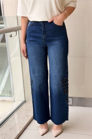 Mahal Pearly Denim Pantolon