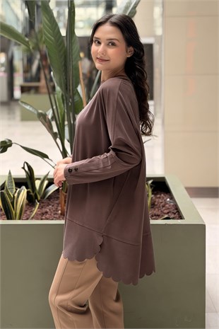 Tığ Triko Oversize Tunik