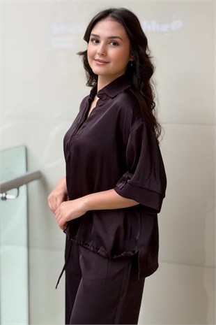 İpekyol Parlak Yüzeyli Bluz