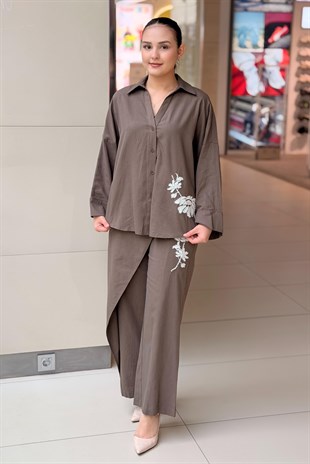 Missemramiss Linen Nakışlı Takım