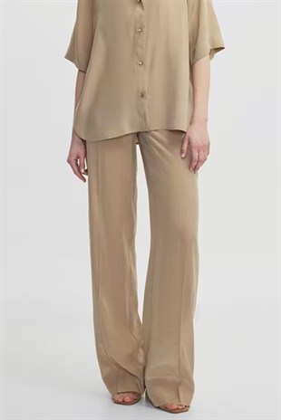 İpekyol Nervür Dikişli Wide Leg Pantolon