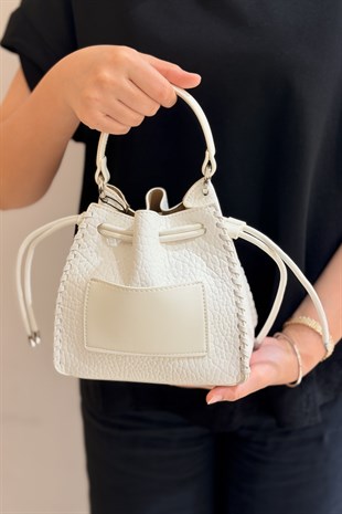 Mahal Bags Yanları Dikiş Örgülü El Tutmalı Çapraz Çanta