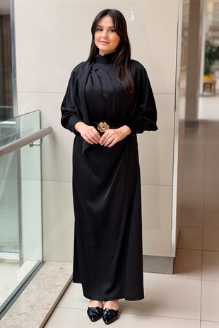 Missemramiss Midnight Silk Elbise