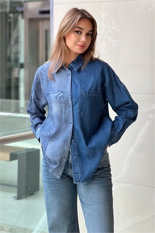 Twist Denim Gömlek