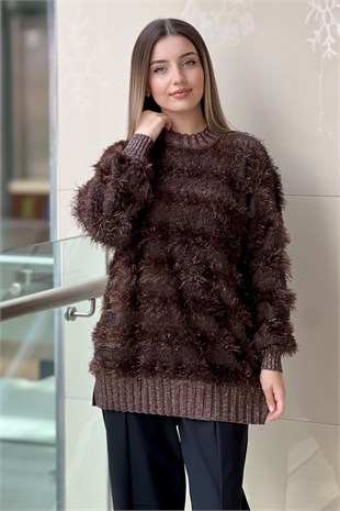 Ghisa Sim İpli Triko Tunik