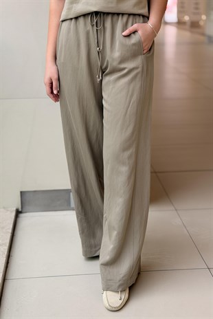İpekyol Belden Bağlamalı Wid Leg Pantolon