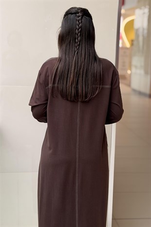 Nurcan Çetin Torba Cepli Spor Dikişli Elbise