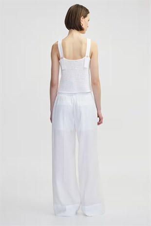 İpekyol Ütü İzli Wide Leg Fit Pantolon