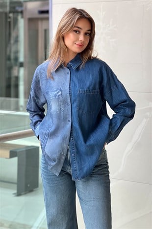 Twist Denim Gömlek