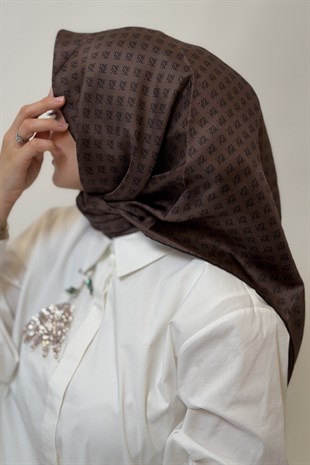İpekyol Monogram Twill İpek Eşarp