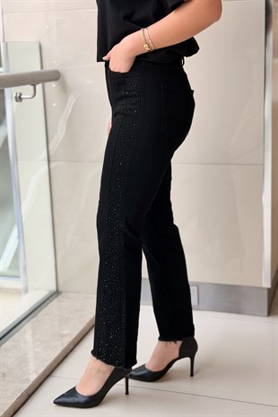 Mahal Stripe Denim Pantolon