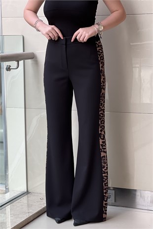 Mianotte Leopar Şeritli Pantolon