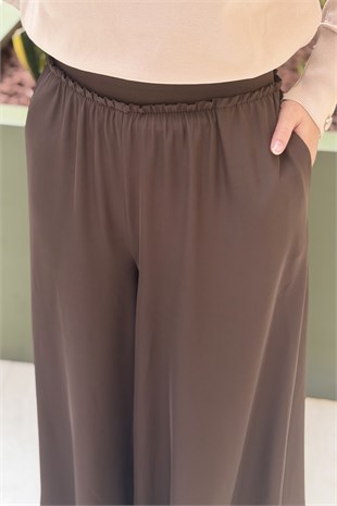 Sentez Logos Geniş Paça Pantolon
