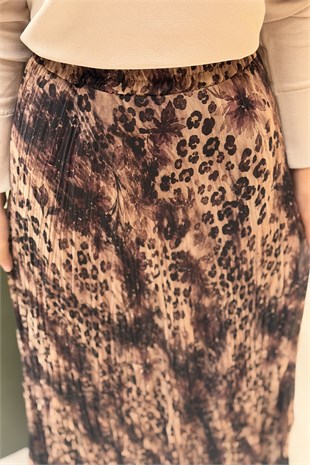 Sentez Şal Desen Etek