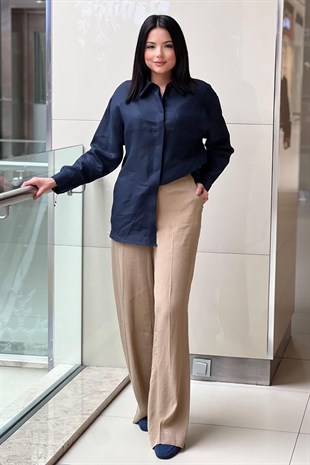 İpekyol Nervür Dikişli Wide Leg Pantolon