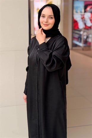 Missemramiss Nakışlı Gömlek Elbise