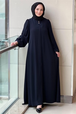 Gizay Kol Ucu Taşlı Mevlana Model Ferace