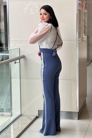 Mianotte Organze Ceket Pantolon Denim Takım