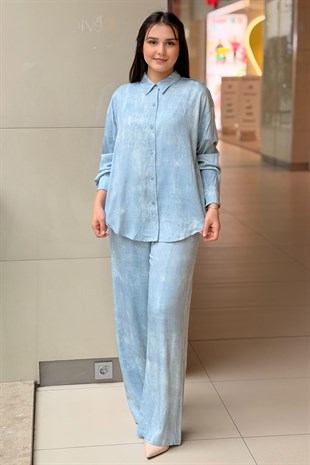 Twist Hotfiz Baskılı Oversize Gömlek