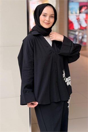 Missemramiss Linen Nakışlı Takım