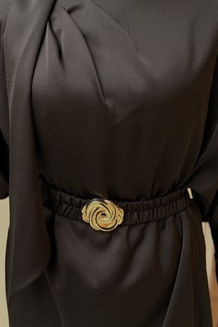 Missemramiss Midnight Silk Elbise