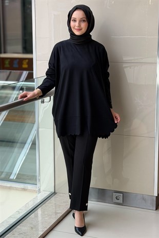 Tığ Triko Oversize Tunik