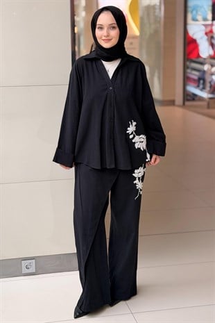 Missemramiss Linen Nakışlı Takım
